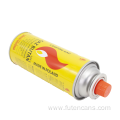 223g 225g 227g butane gas can with valve